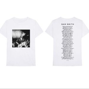 Sam Smith Authentic Thrill of It all Tour Tee
